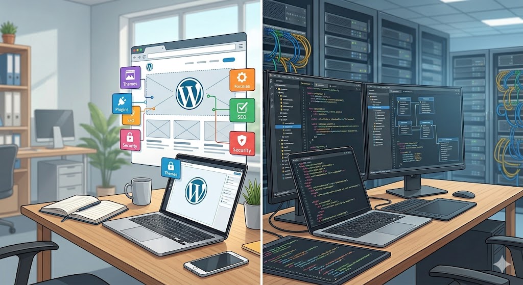 Building a Website Should You Choose WordPress or Custom Development